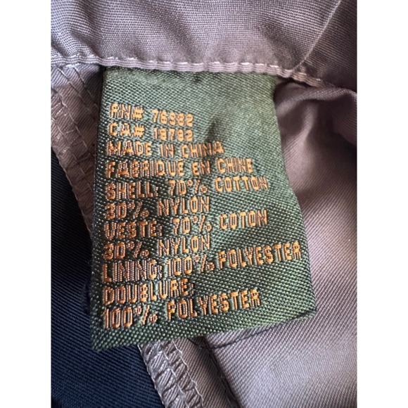 Timberland Mens XL Tan Hood Parka Jacket Lightweight Waterproof Casual Outerwear - Picture 6 of 11